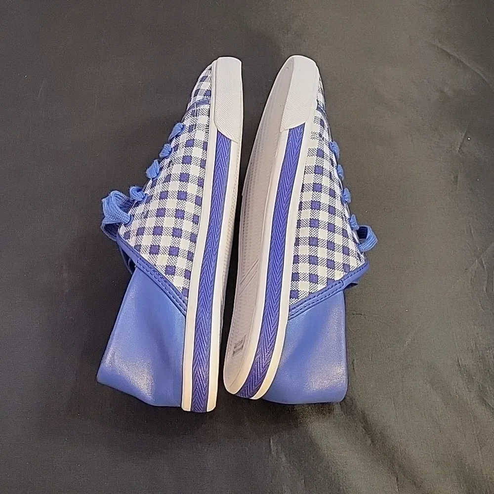 BRAND NEW ISAAC MIZRAHI MIZRAHI LIVE! LACE-UP GINGHAM SNEAKERS - Picture 11 of 14